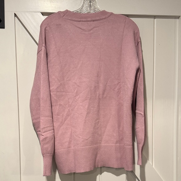 Pink Crew Neck Sweater - Picture 5 of 5